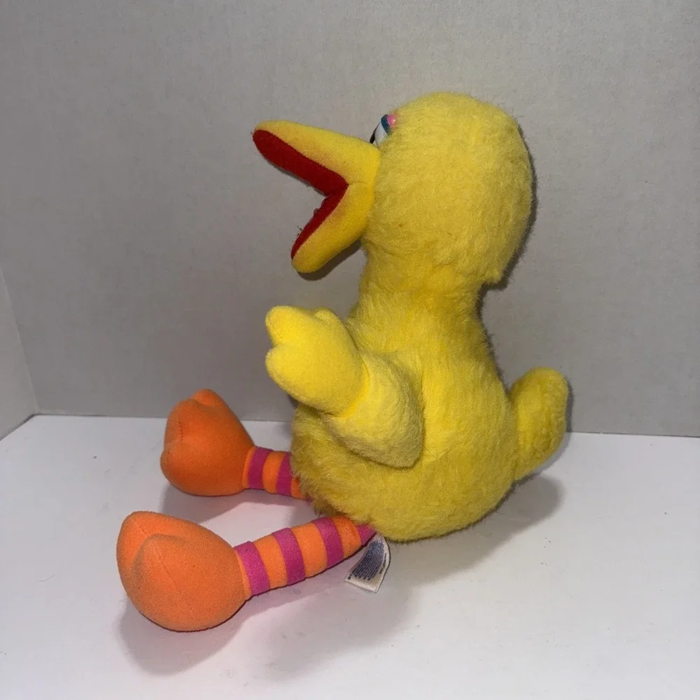 Vintage Big Bird Playskool 1986 Plush Stuffed Toy Sesame Street 13 Inch 1980s